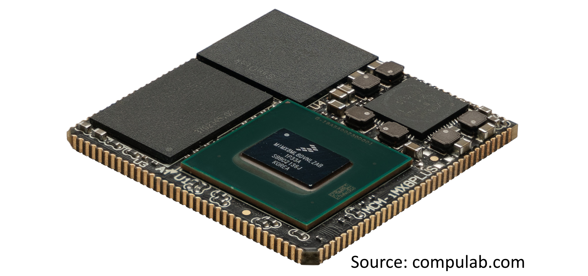 An image of the SoC used by the system